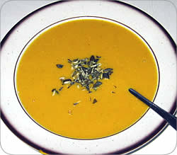 Linsen-Kürbis-Suppe
