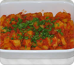 Kartoffeln mit Tomaten